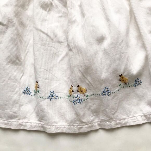 Vintage Smocked chick corduroy long dress 6-12m - Picture 3 of 6